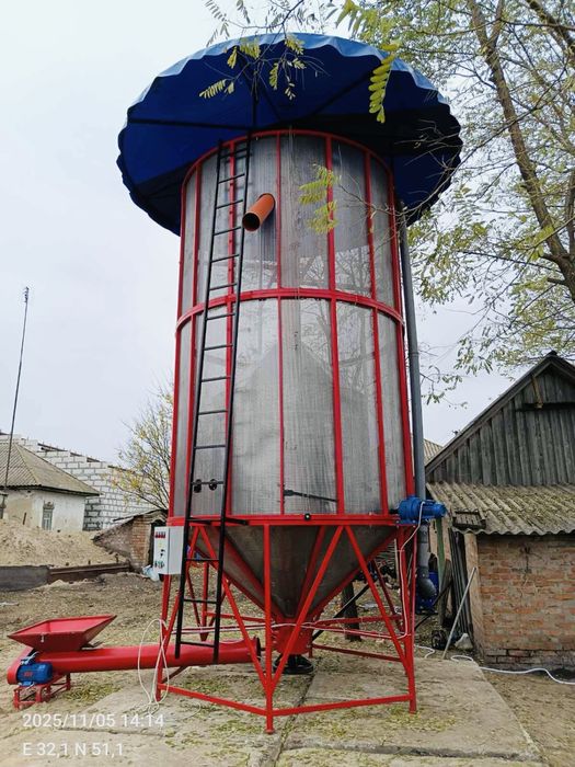 Сушка зерна /зерносушарка/котел/ купити зерносушарку