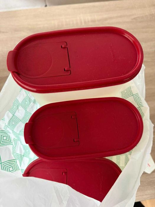 Conjunto de Caixas Herméticas para Alimentos (Tipo Tupperware)