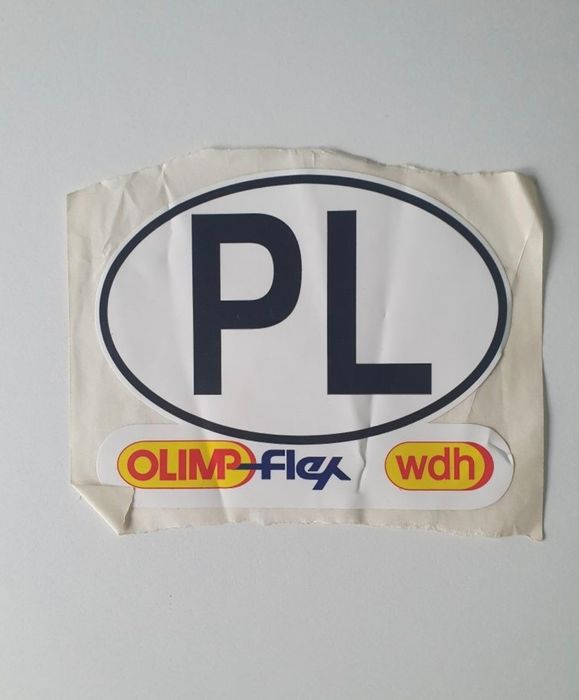 Naklejka na samochód PL Olimp Flex wdh kolekcjonerska