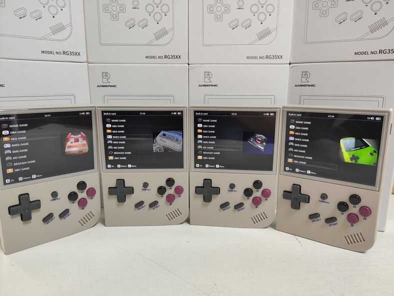 Игровая приставка ANBERNIC RG35XX GREY 2024 PlayStation PSP Денди Сега