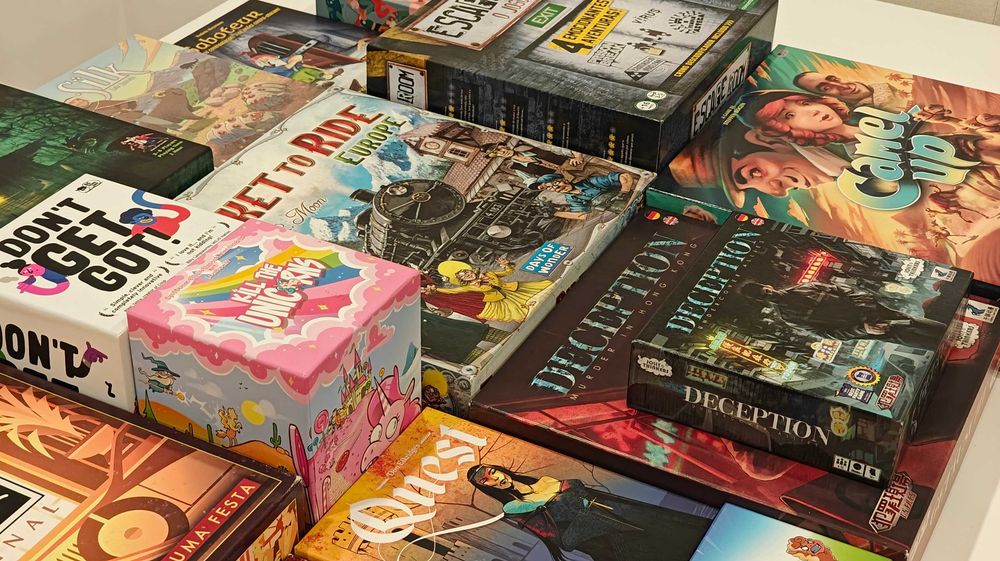 Jogos de Tabuleiro - 7 Wonders, Ticket to Ride, Camel Up e mais
