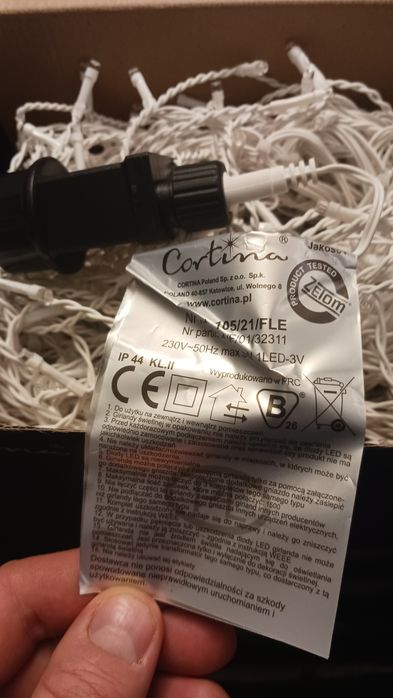 PROMOCJA Sople lampki 500 Led długość 18m