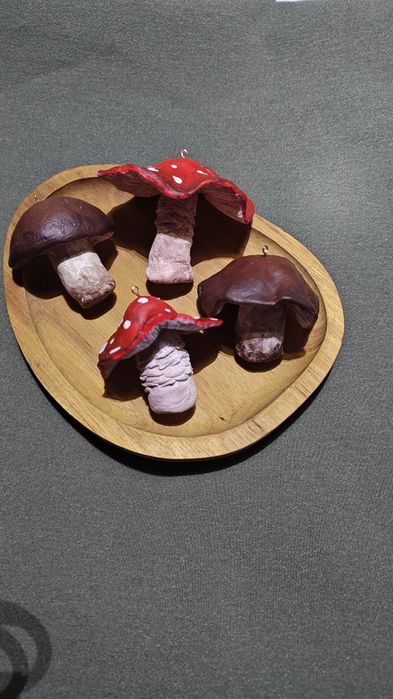 Ялинкови прикраси / осінній декор / гриби / мухомор