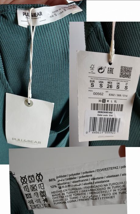 Pull&Bear_nowa sukienka one sleeve dress_S