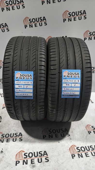 2 pneus semi novos Pirelli 235-40R18 Oferta dos Portes