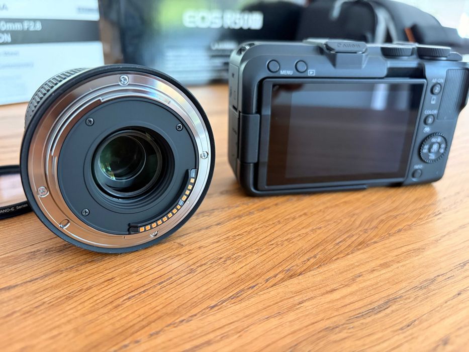 Canon R50V + Sigma 18-50 f2.8 - Super Zestaw