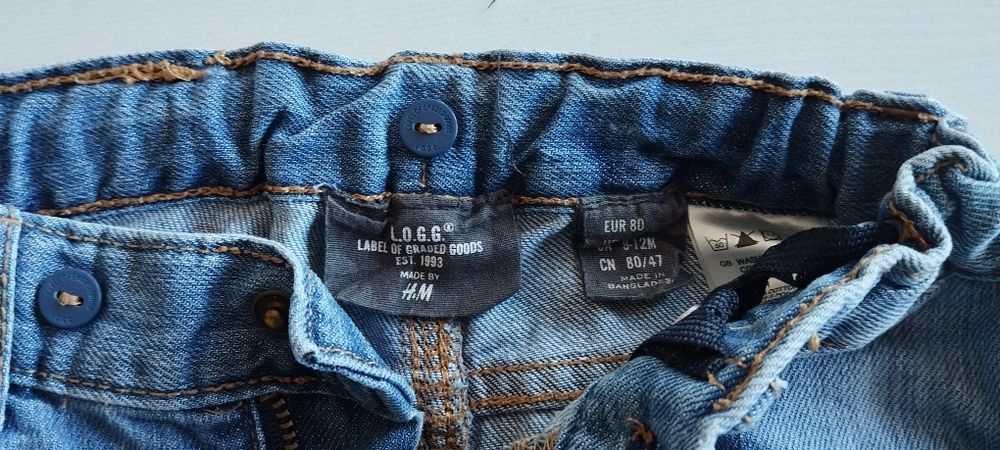 Spodenki jeansowe h&m 80