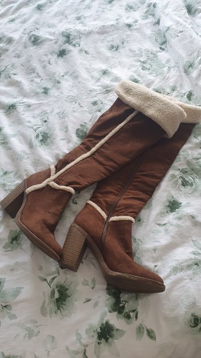 Buty kozaki damskie alpaka raz ubrane  38 graceland