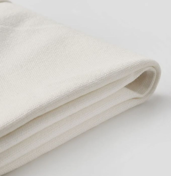 Ikea BERGMUND 2 x  pokrowiec na stołek barowy z oparciem, Inseros biały