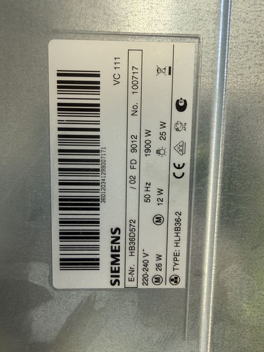 Siemens HB36D572 – piekarnik parowy klasy premium | zdrowe gotowanie | świetny stan
