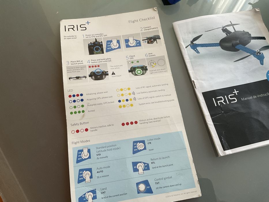 Drone Iris+ 3d robotic