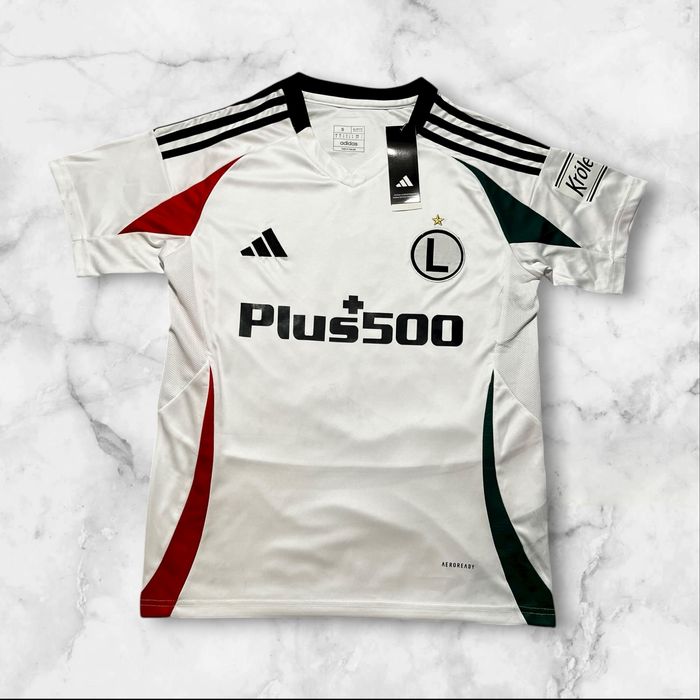 Legia Warszawa Koszulka Adidas S Czerwono-Biało, Nowa z Metką,