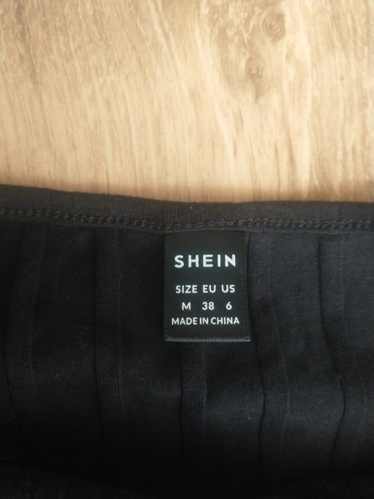 Sukienka mini czarna Shein rozm.38/M