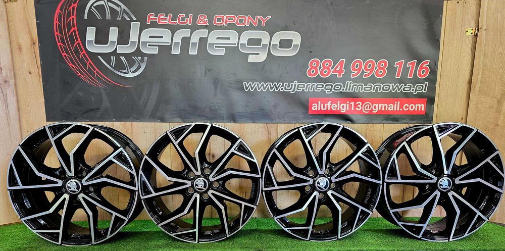 NOWE ALUFELGI SKODA 18x5x112 - KodiaQ,KaroQ,Octavia,Superb,Yeti
