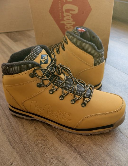 Lee Cooper Buty Męskie Camel | Skóra Naturalna | Rozm. 44 – 28,5 cm