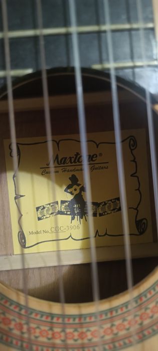 Гітара Maxtone CGC-3906, класична з нейлоновыми струнами + чохол