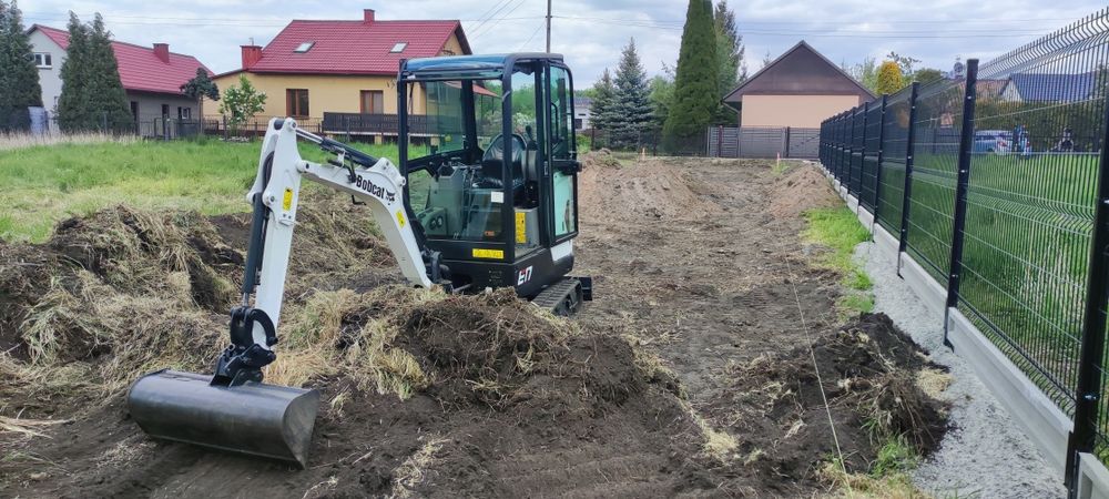 Usługi minikoparka 1.8 t