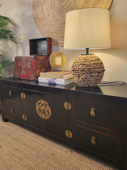 aparador, consola, movel tv, armario, oriental, asiático, rustico