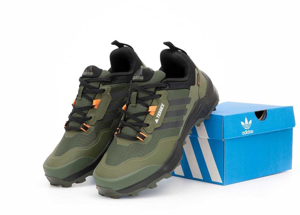 Кросівки Adidas Terrex Swift R3 Gore-Tex Khaki premium