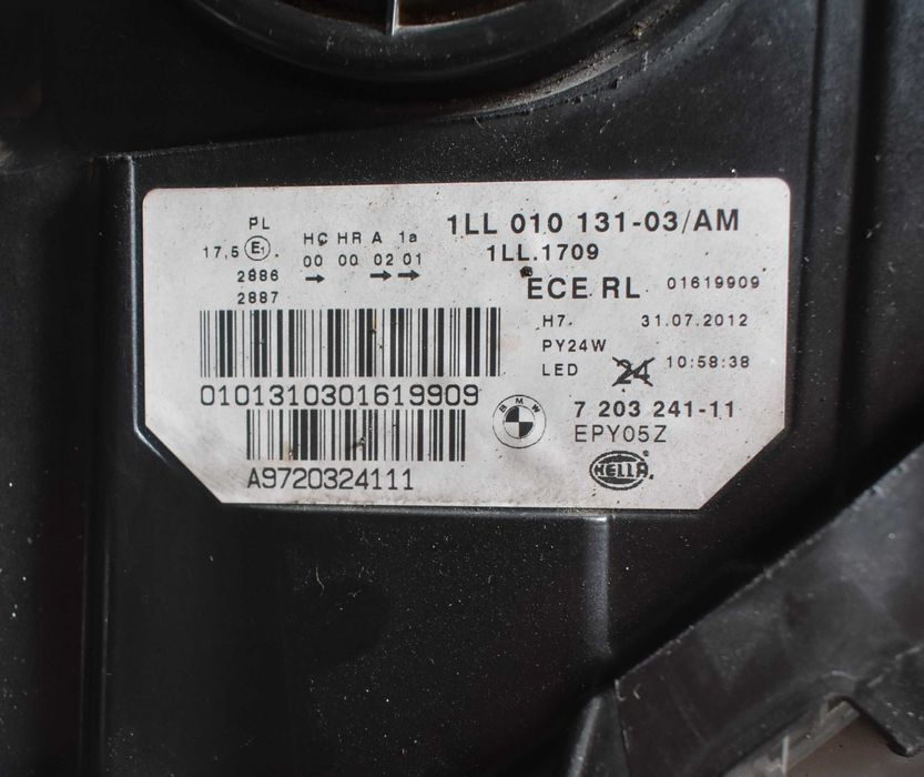 Farol esquerdo halogéneo BMW serie 5 F10/F11