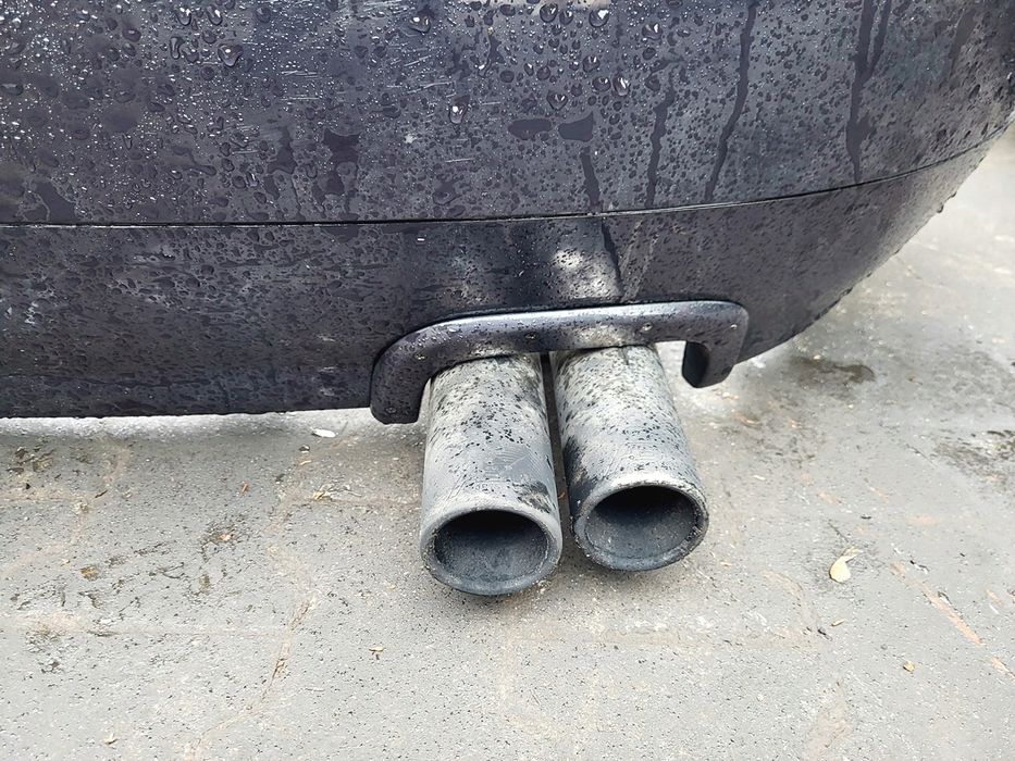 tłumik wydech tył abt audi a4 b6 sedan