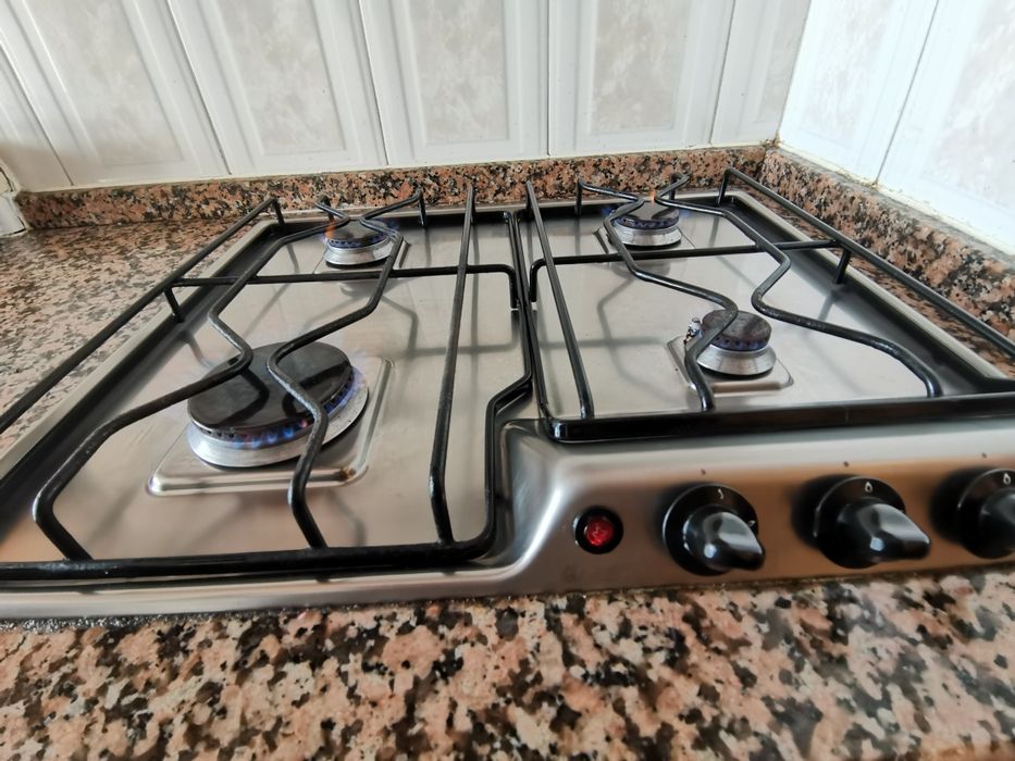 Placa fogão 4 bicos gás natural Ariston