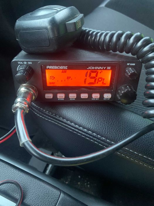 CB Radio President Johnny III + antena 60cm