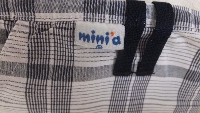 р. 86 mini"a Kids Club шорты в клетку на 1 год Дания