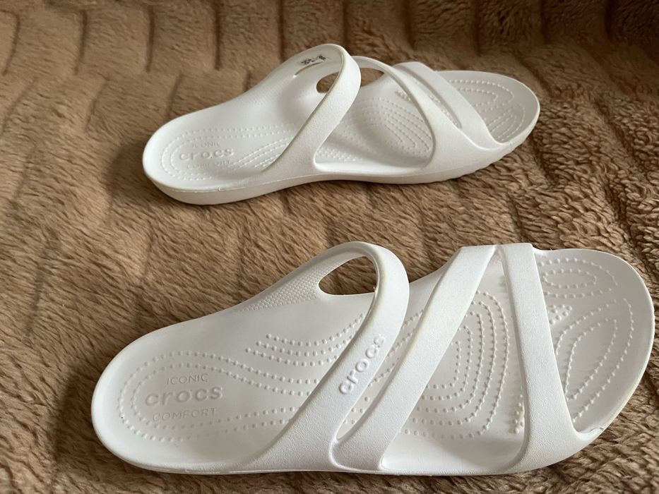 Klapki Crocs W 9 wkladka ok.26 cm.