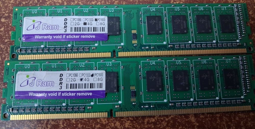 Оперативна пам'ять DDR3  8gb