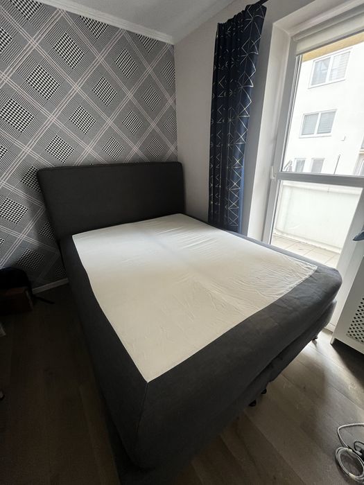 Łóżko 210x160 duże podwójny materac