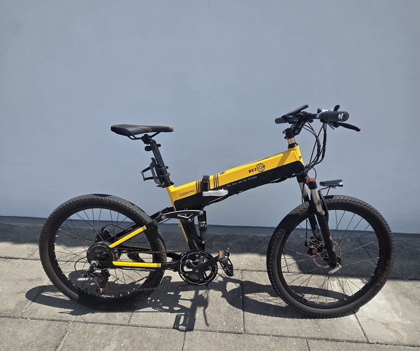 Bicicleta Elétrica Dobrável Bezior X500 Pro