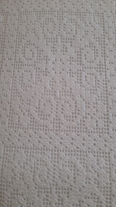 Colcha de renda branca