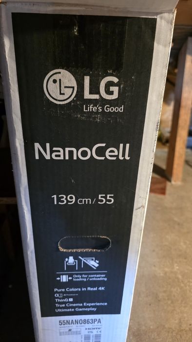 LG 55" NanoCell 4K 120Hz – 55NANO863PA