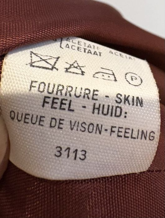 Casaco Camel com Vison