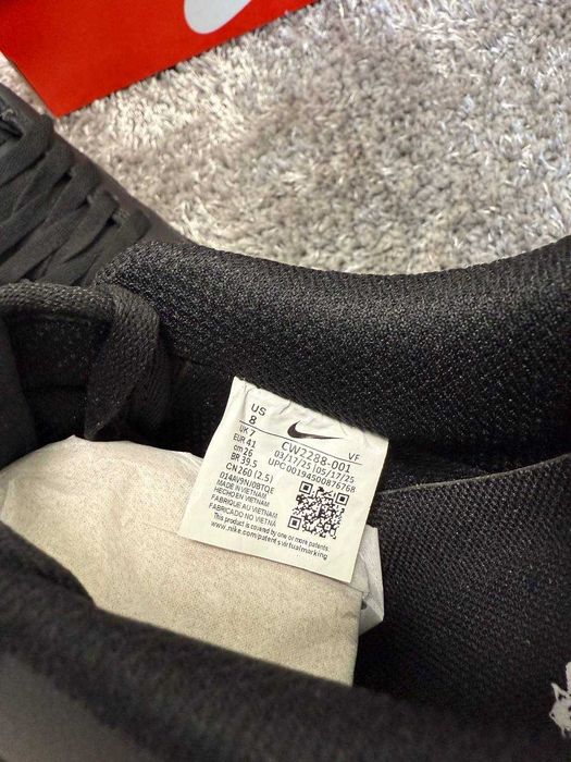 Кросівки Nike Air Force 1 low Black Classic чорні найк аір форс форсы