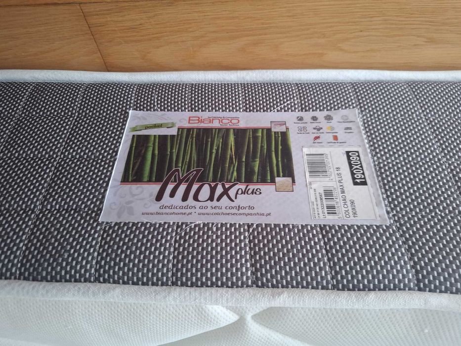 Vendo colchão 190×90 bianco | Excelente condição e apenas dois anos de uso.