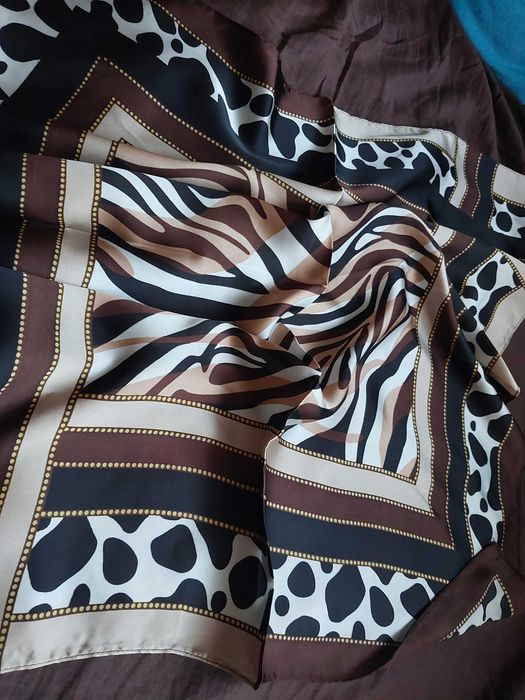 Apaszka Chusta damska  elegancka wzory zwierzęce - animal print