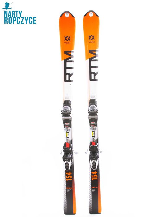 NartyRopczyce Narty 154 VOLKL RTM 7.6 ROCKER V39r bdb STAN Serwis!