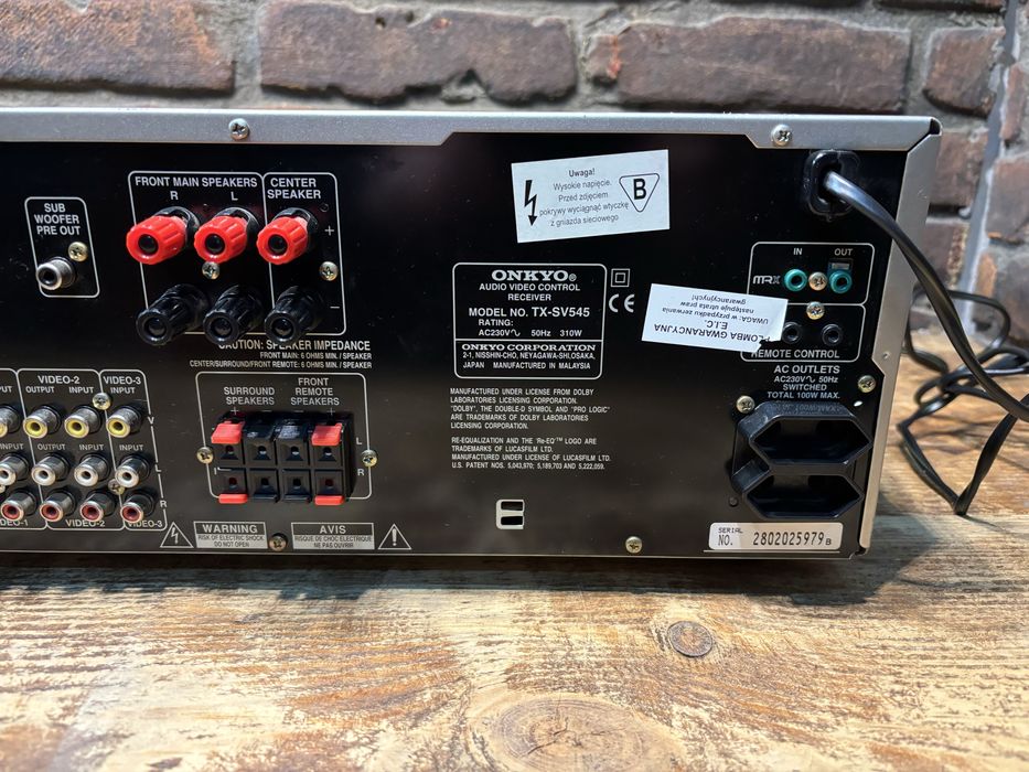 Amplituner Onkyo TX SV 545