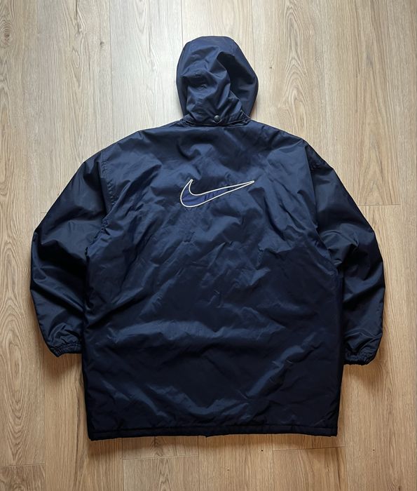Nike Big Swoosh Vintage Kurtka Ocieplana Warm Jacket Rap