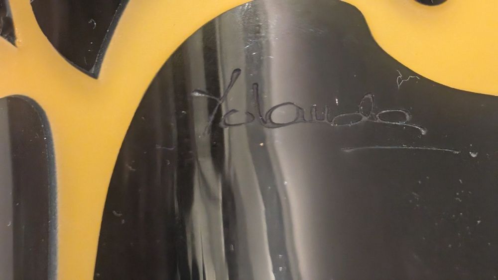 Yolanda Lobo Jarra Cristal Doublé by JASMIM GLASS STUDIO Venda/troca