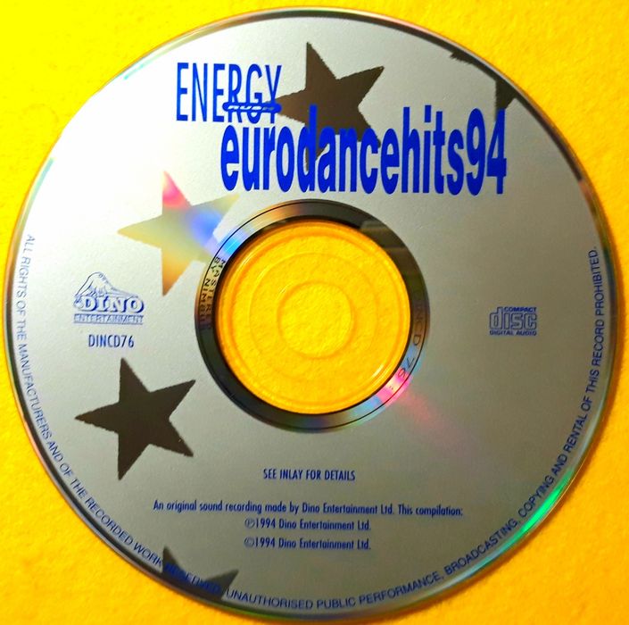 Energy Rush (Euro Dance Hits 94) CD, 1994