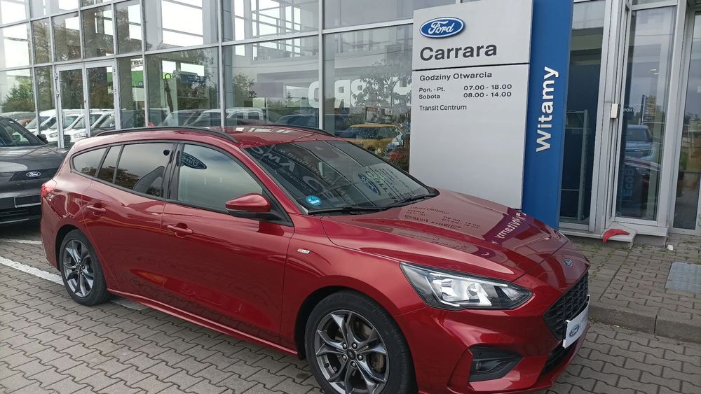 Ford Focus 1.5 benz. 150KM ST Line Serwisowany, B. zadbany, 1wł. DEALER FORDA