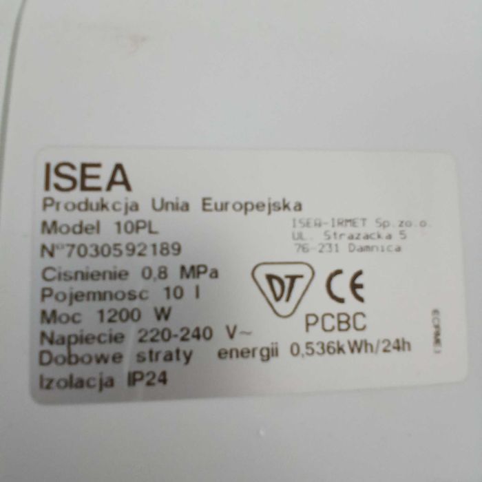 Bojler elektryczny 10 litrów