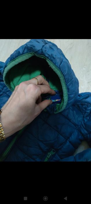 Lekka kurtka dla chłopca granatowa