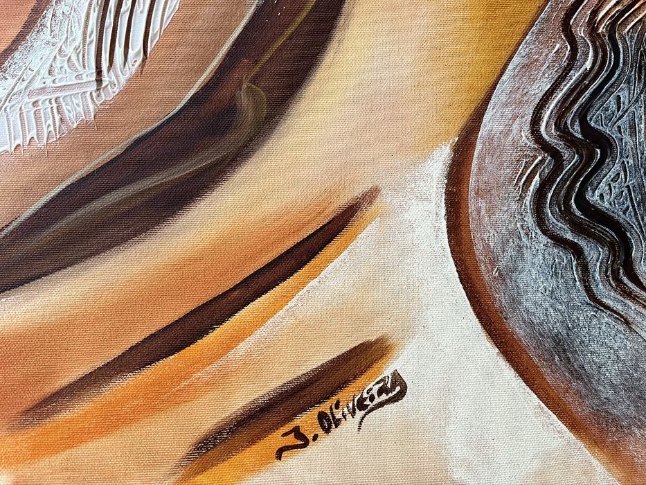 2 Pinturas Abstratas Originais Assinadas – 120×70 cm