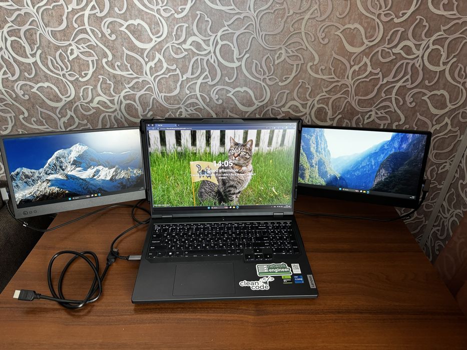 Teamgee портативний монітор для ноутбука від 13-16”. Full HD 12”