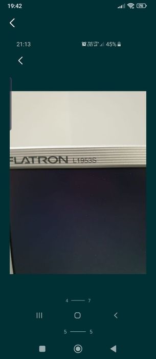 Monitor flaton Lg