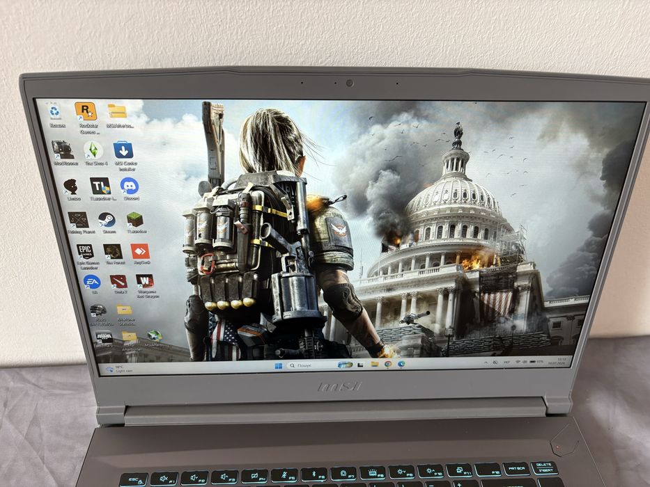 Ноутбук ігровий MSI Thin 15 B13UC (B13UC-3423XPL) Gray + ліцензійна 11 вінда